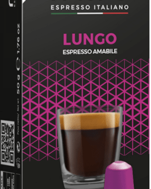 LUNGO - BUY IN PACKS (10 PODS)