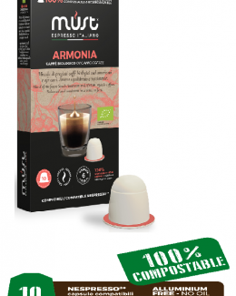 Armonia (Harmony) Blend biodegradable coffee pods