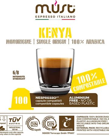 Single Origin - Kenya Blend - 100% Biodegradable Nespresso Compatible