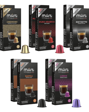 ALUMINIUM CAPSULES MIXED CARTON (100 PODS)