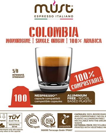 Single Origin - Colombia Blend - 100% Biodegradable Nespresso Compatible